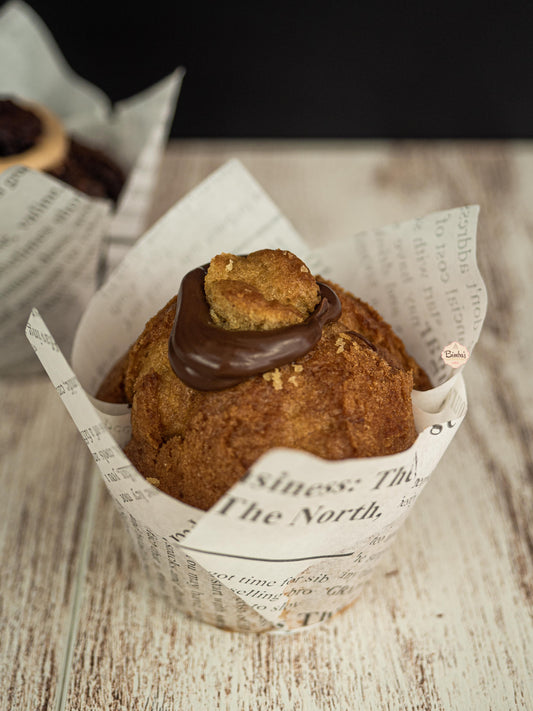 Muffins de Vainilla relleno Nutella