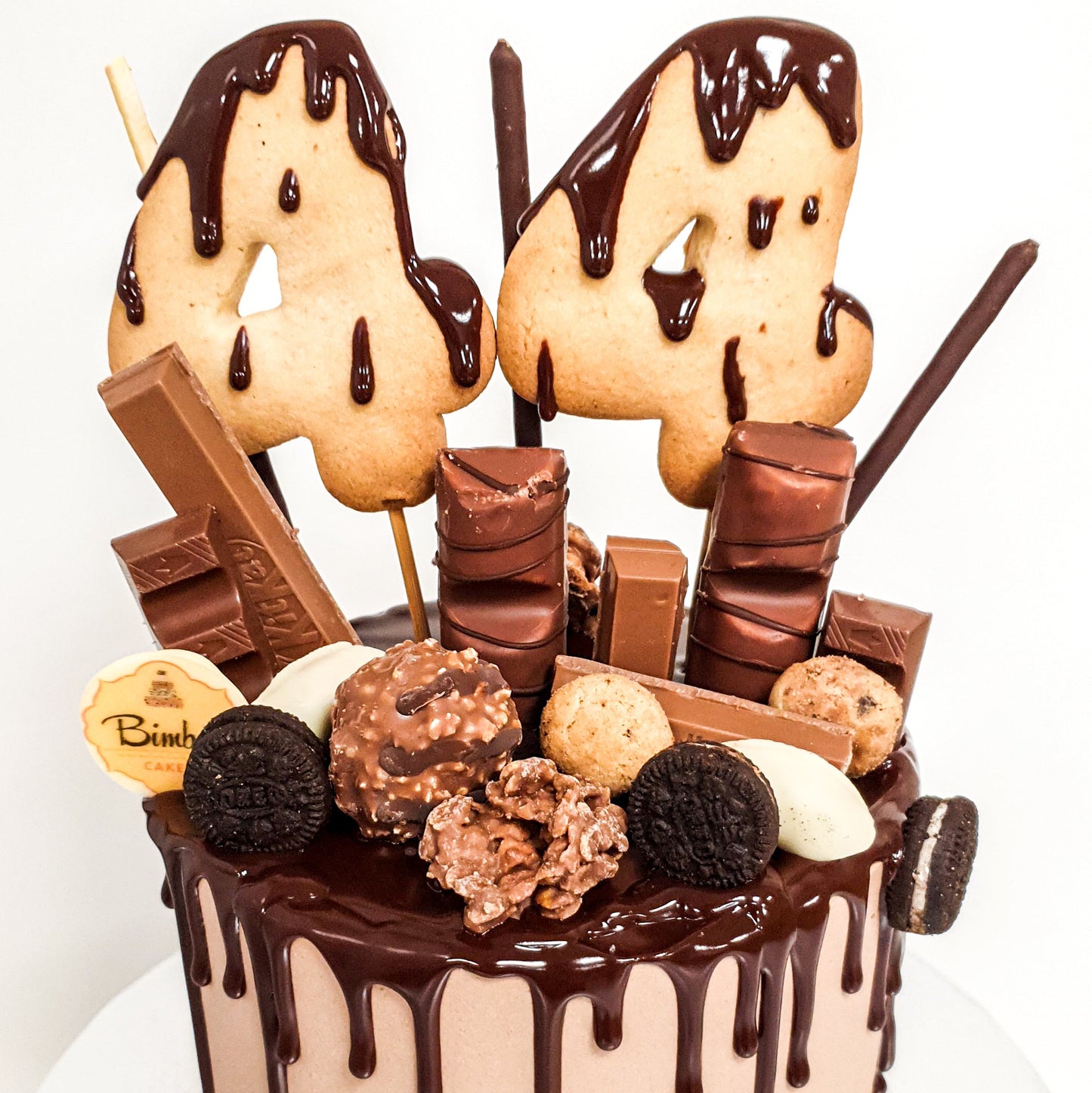 Tarta Gotas Chocolate Bizcocho Vainilla (drip)