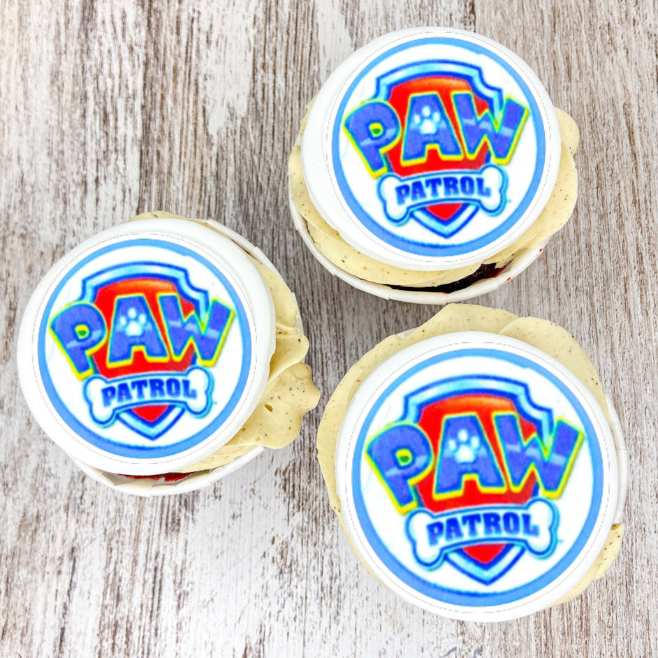 Cupcakes y Minicupcakes Patrulla Canina Papel Comestible