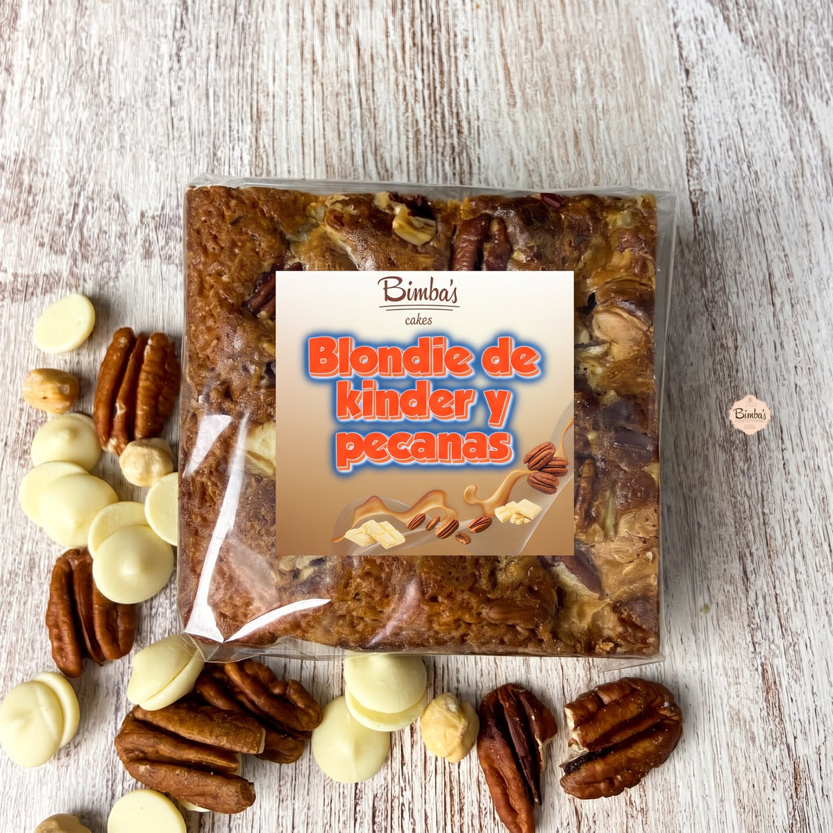 Porciones Brownie Nutella y Blondie Kinder