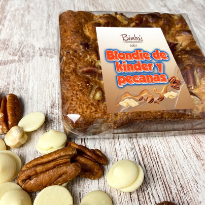 Porciones Brownie Nutella y Blondie Kinder