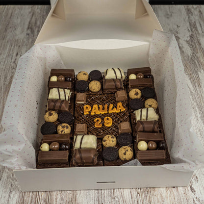 Brownie decorado