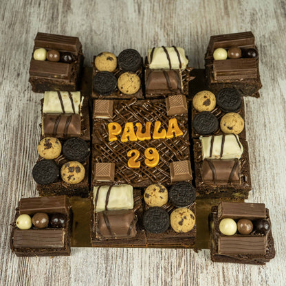 Brownie decorado