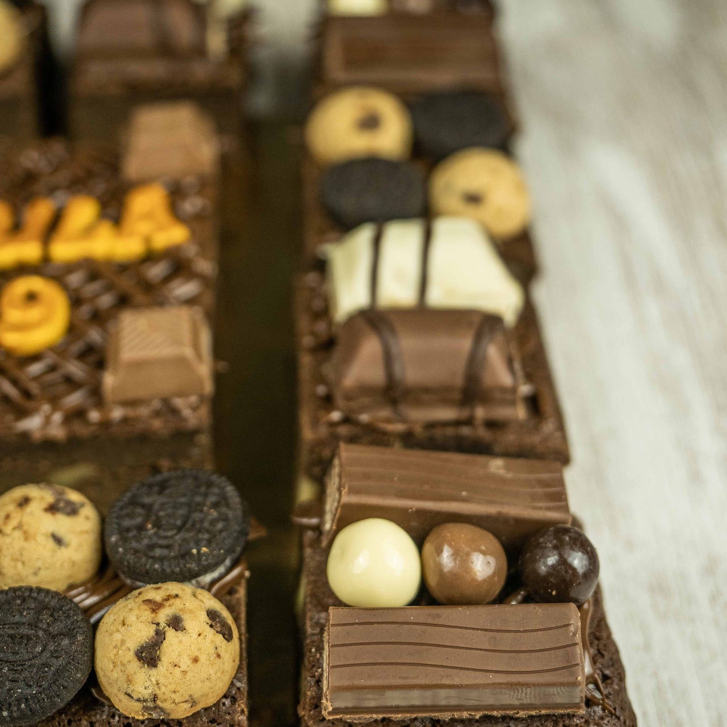Brownie decorado