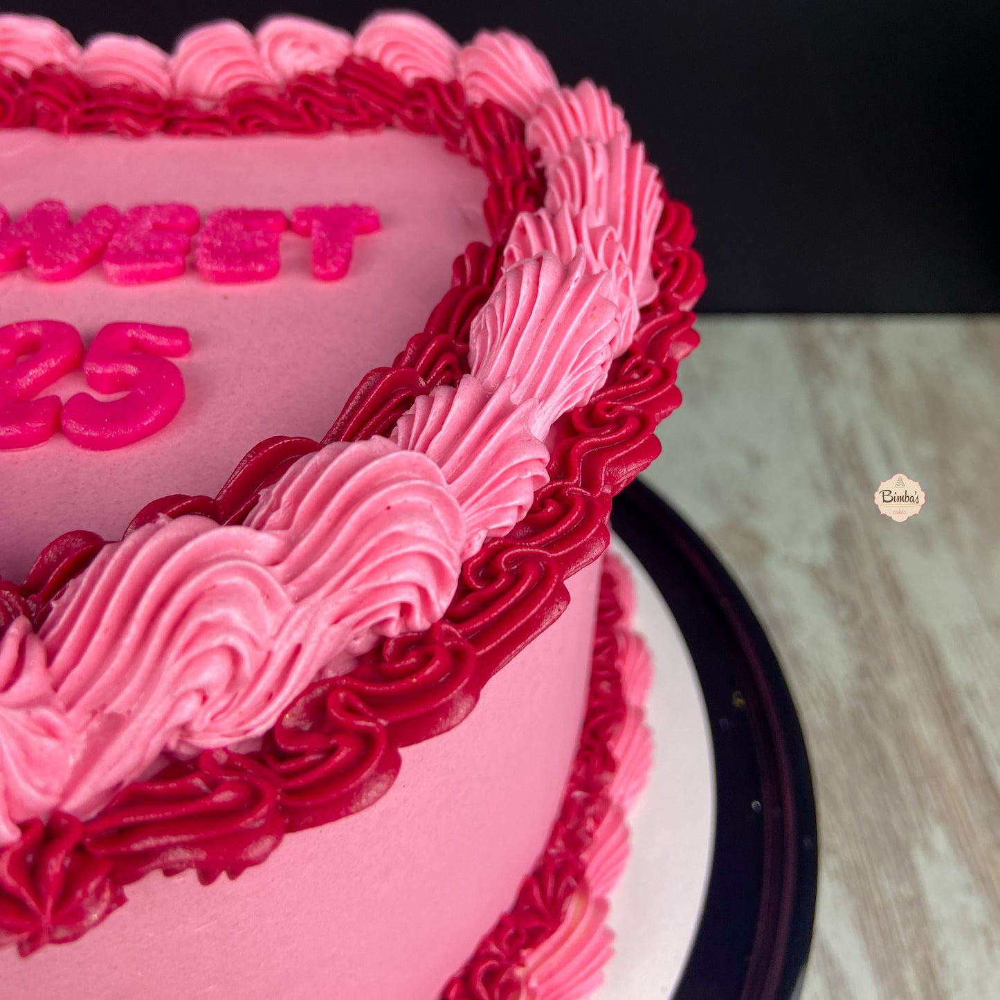 Tarta Corazon bicolor