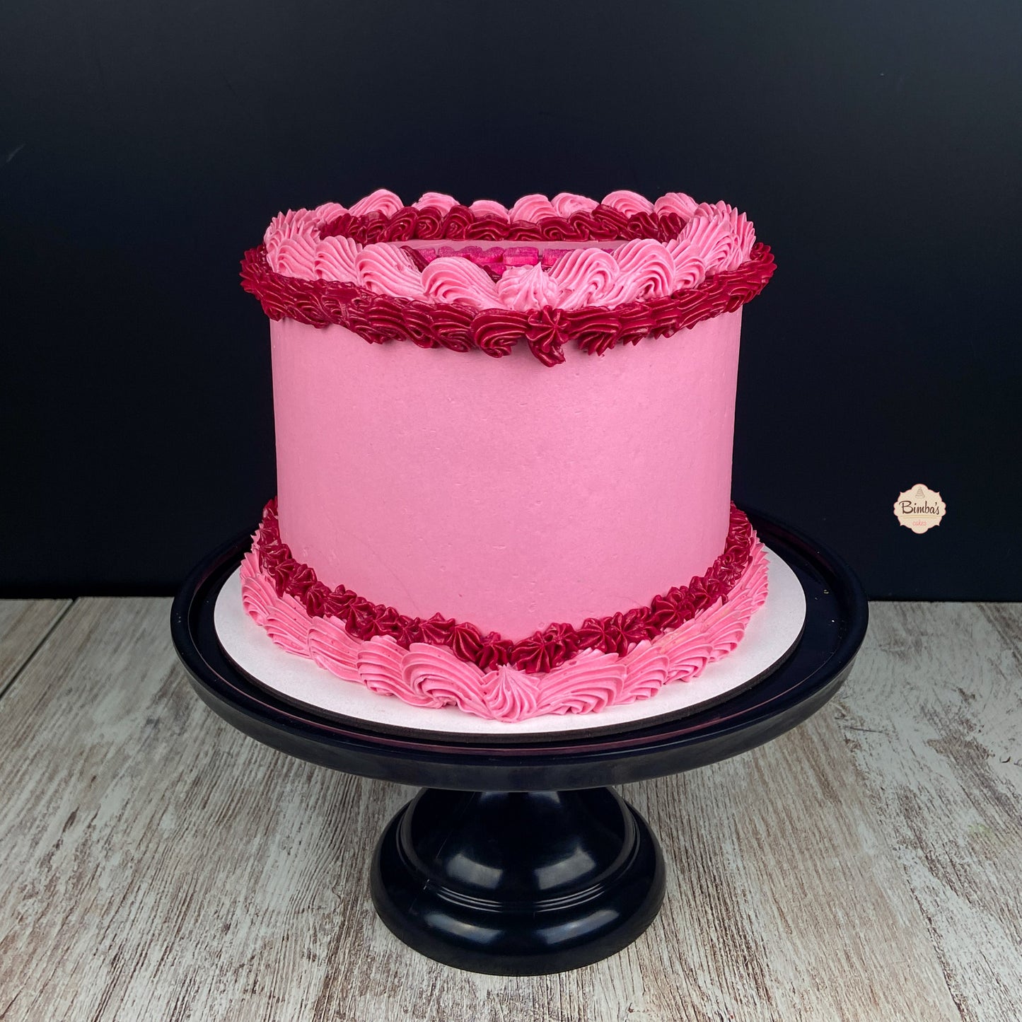 Tarta Corazon bicolor