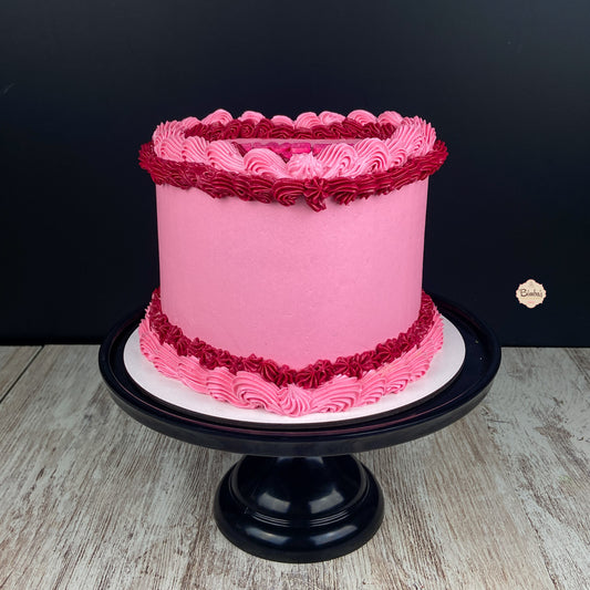 Tarta Corazon bicolor