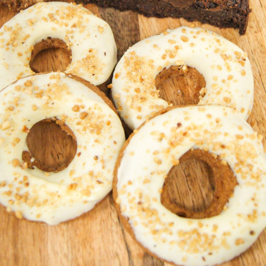 Rosquillas Veganas de Canela y chocolate negro