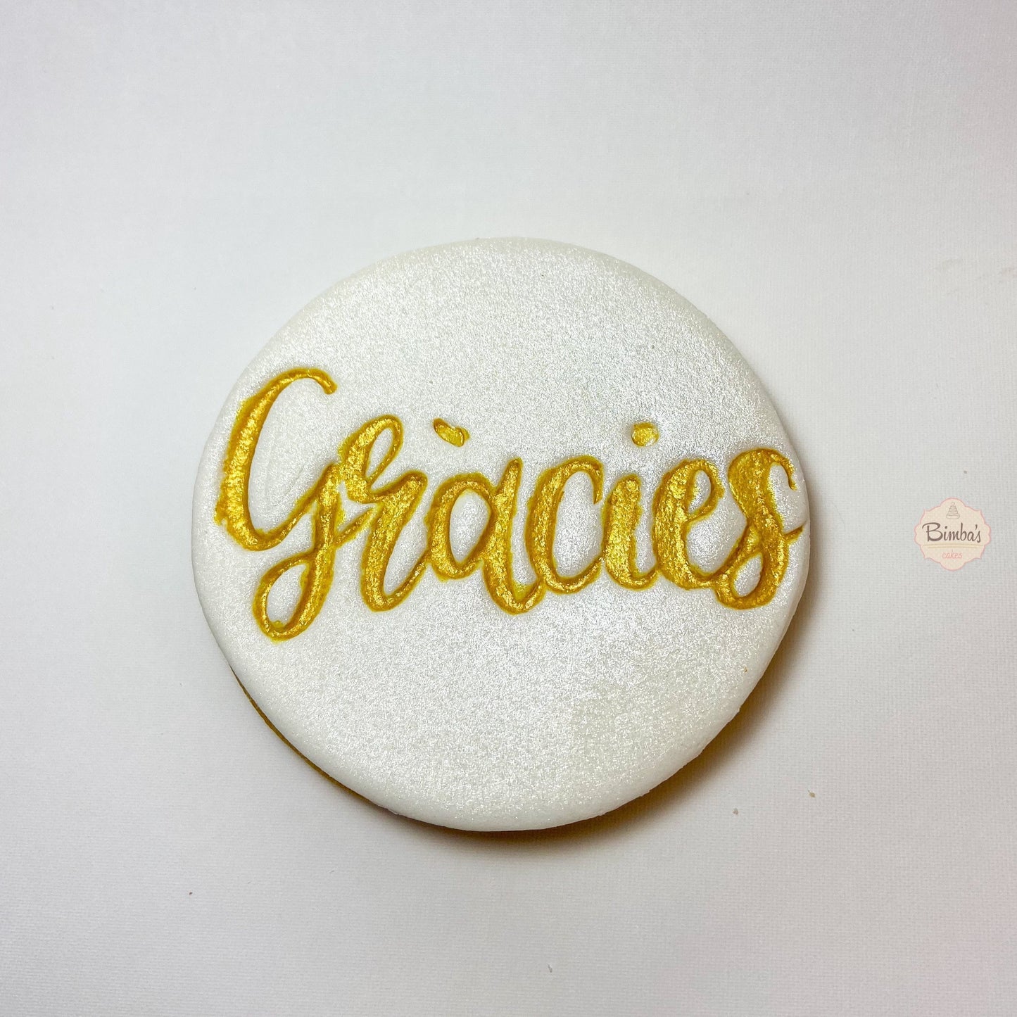 Galletas Texto Gracias