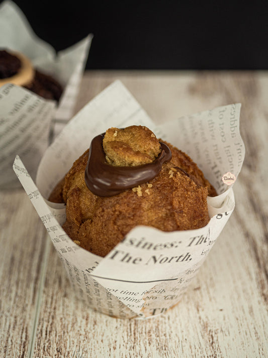 Muffins de Vainilla relleno Nutella