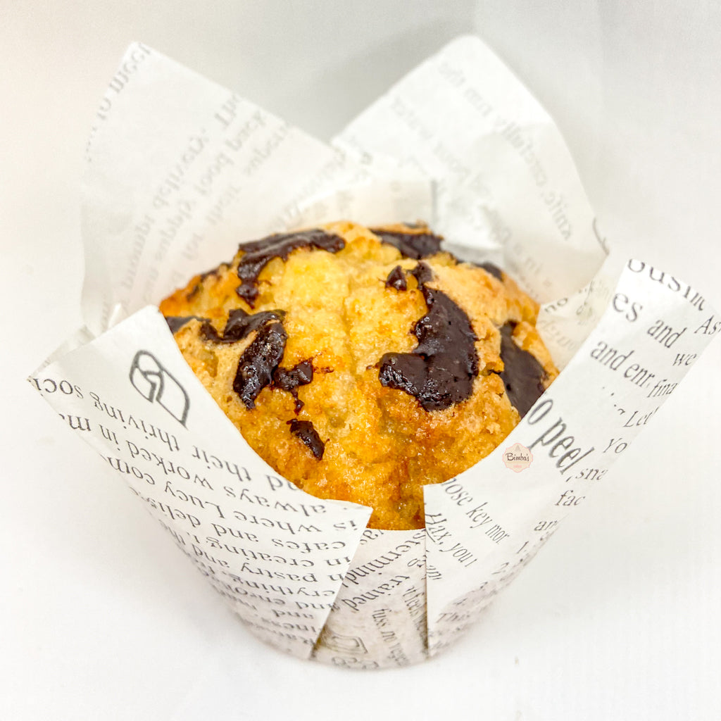 Muffins de vainilla y  Pepitas de Chocolate