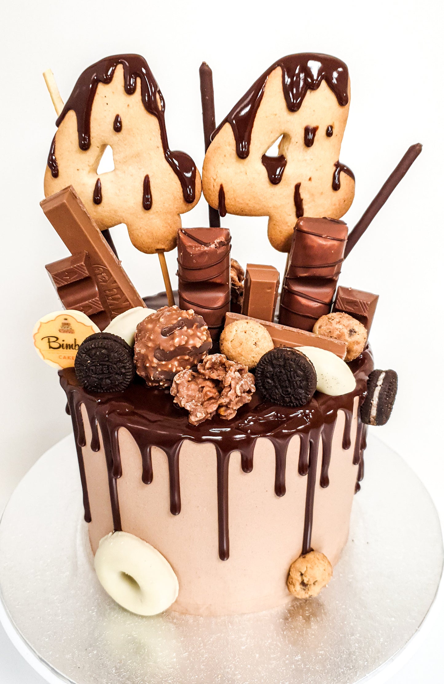 Tarta Gotas Chocolate Bizcocho Chocolate (Drip)