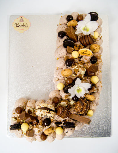 Tarta Galleta 1 Dígito o Letra