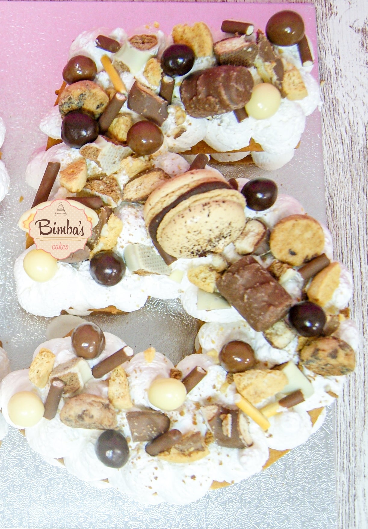 Tarta Galleta 1 Dígito o Letra