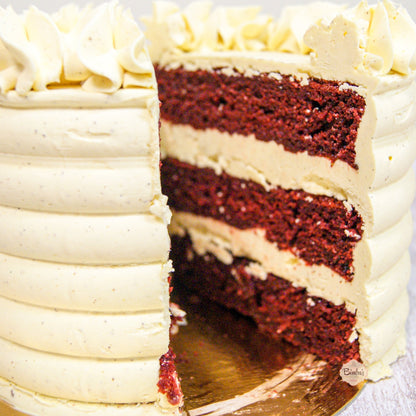 Tarta Sin Fondant Bizcocho Red Velvet
