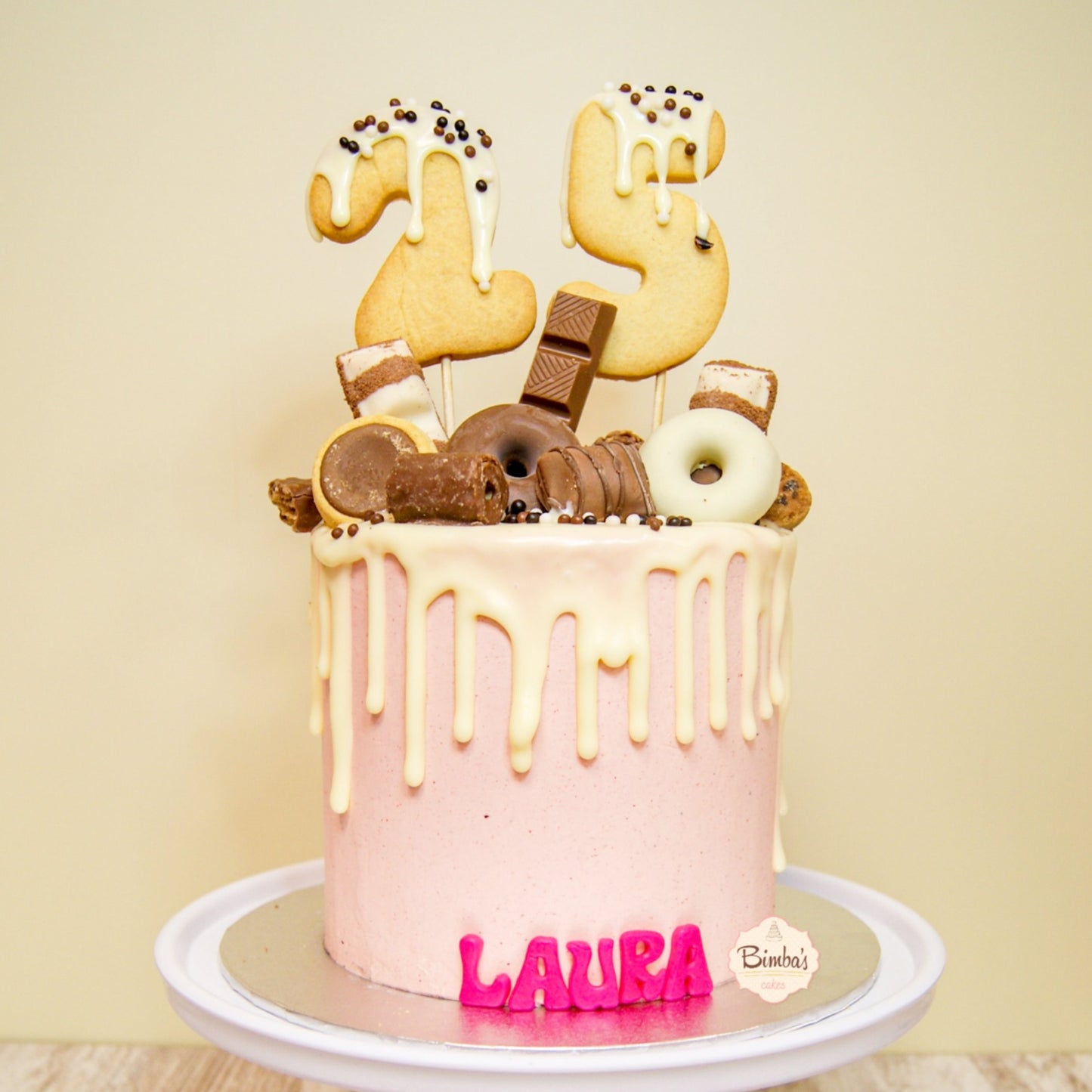 Tarta Gotas Chocolate Bizcocho Chocolate (Drip)