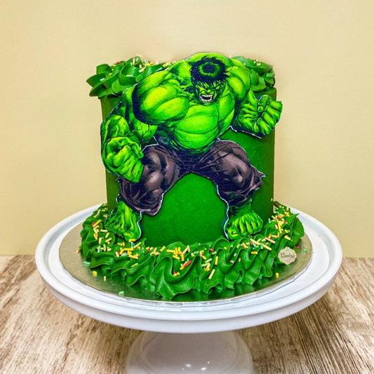 Tarta Sin Fondant Superheroes