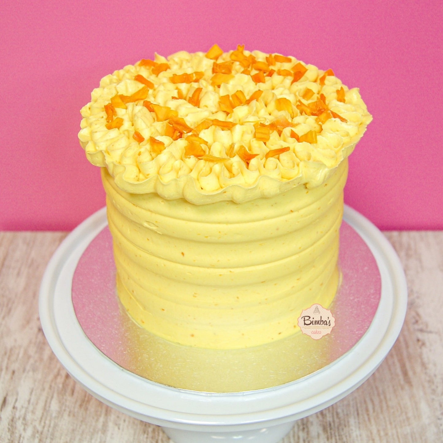 Tarta Sin Fondant Bizcocho Limón