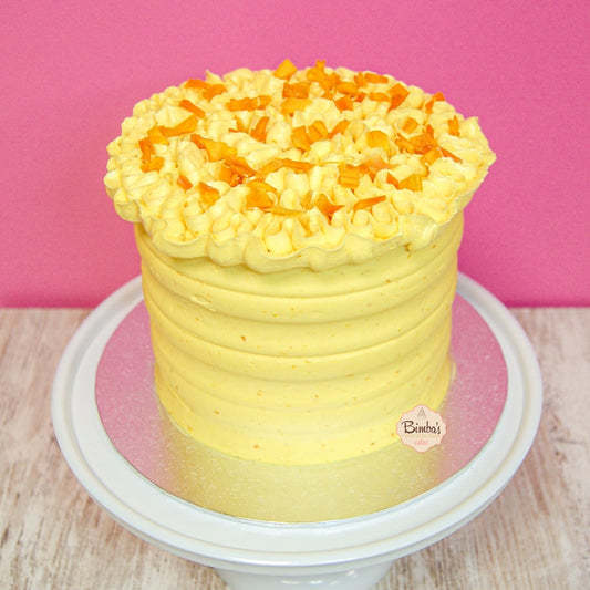 Tarta Sin Fondant Bizcocho Limón