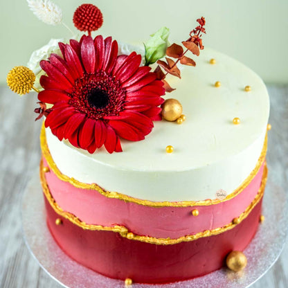 Tarta Sin Fondant Tricolor
